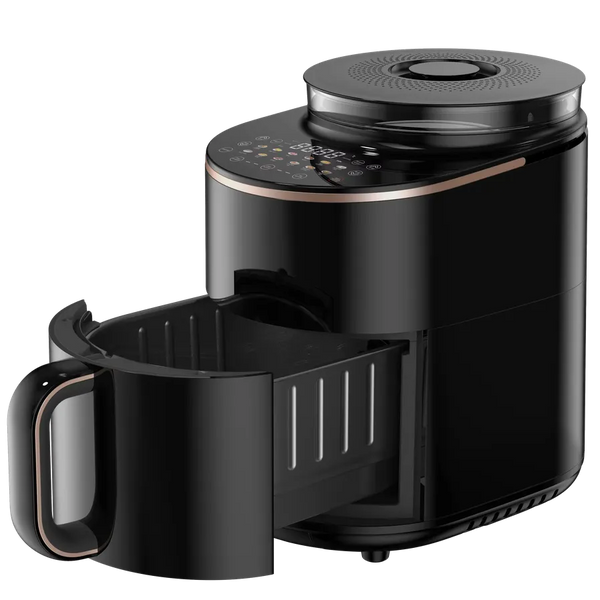 HKM-893011 4.5L Multifunctional Steam Air Fryer with Visible Cooking Pot and Large Capacity