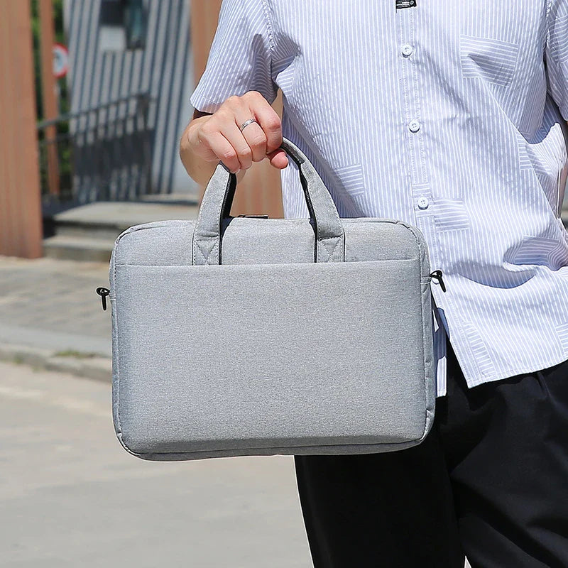 HKM-893139 Lightweight Waterproof Crossbody Briefcase for 15.6 Inch Laptops, Unisex Design