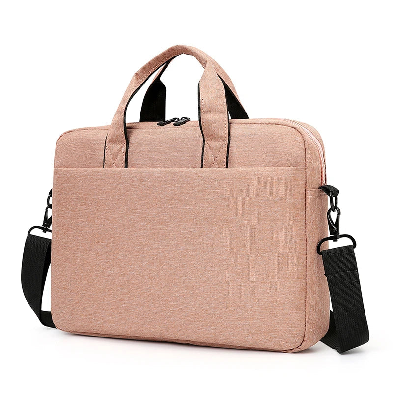 HKM-893139 Lightweight Waterproof Crossbody Briefcase for 15.6 Inch Laptops, Unisex Design