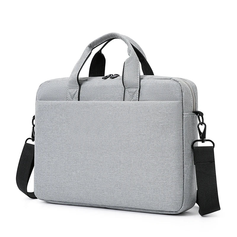 HKM-893139 Lightweight Waterproof Crossbody Briefcase for 15.6 Inch Laptops, Unisex Design