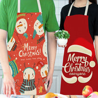 HKM-893203 Holiday Polyester Apron - Christmas Design, 68x55 cm
