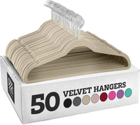 HKM-893331 Velvet Non-Slip Space-Saving Hangers for Clothing and Kitchen Organization