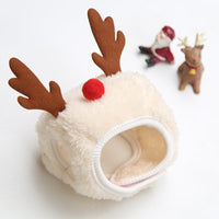HKM-8933565 Pet Autumn and Winter Cartoon Clothes and Accessories - Saliva Towel and Hat Set
