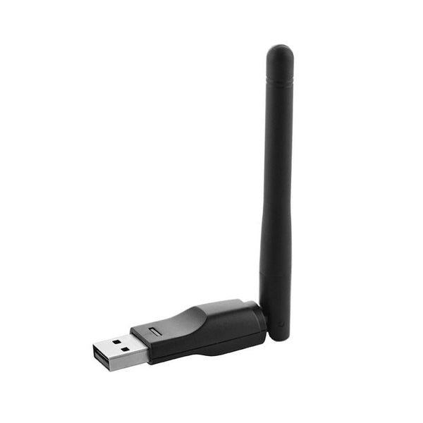 HKM-893459 150Mbps USB Wireless Network Card with 2DB Antenna, 100m Range, Compatible with Windows & MAC