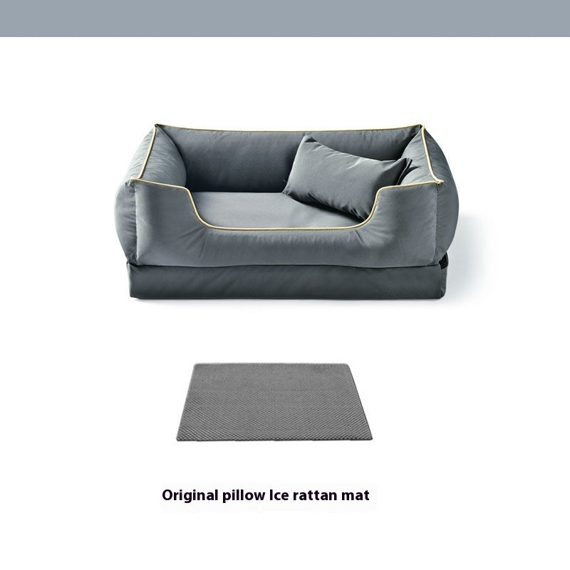 HKM-8935229 Universal Waterproof Kennel with Removable Machine Washable Liner - Scratch and Bite Resistant