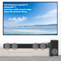 HKM-893587 Home Theater Soundbar System with Subwoofer for Enhanced TV Audio Experience