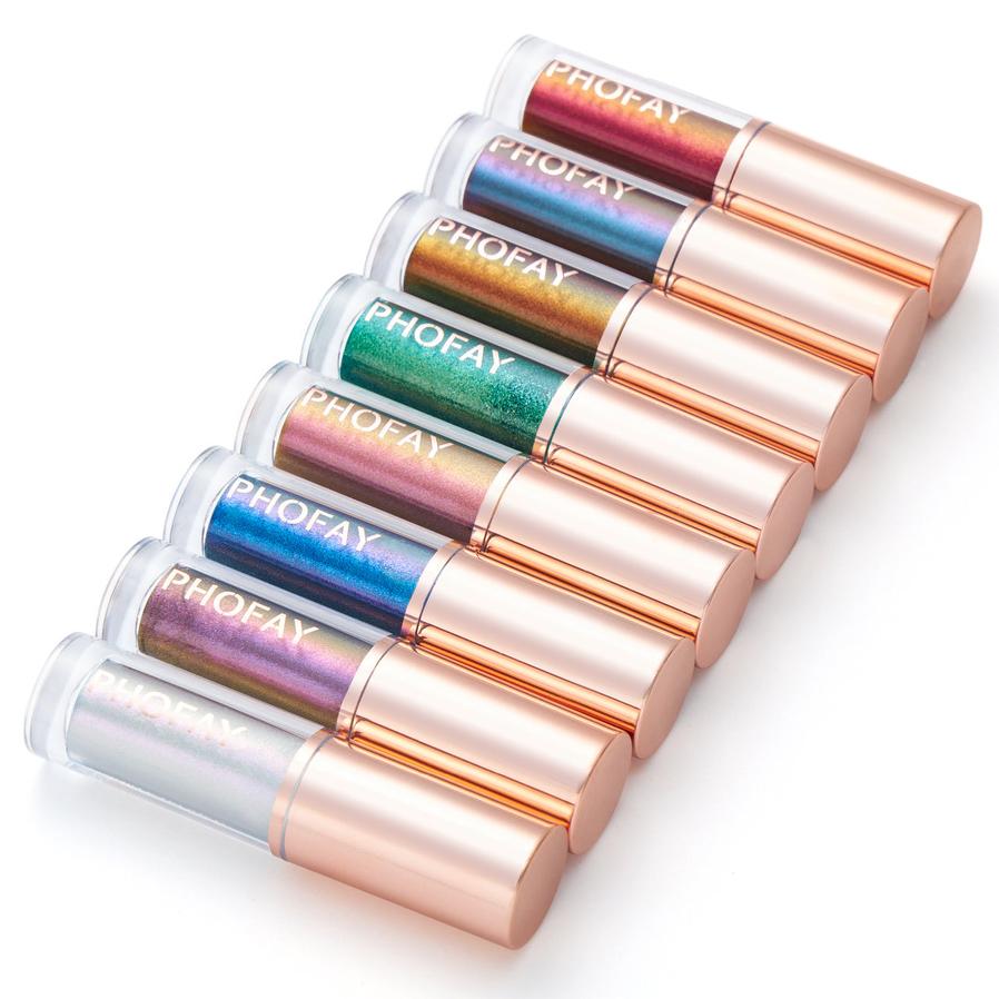 HKM-893651 8-Piece Liquid Glitter Eyeliner Set – Waterproof, Long-Lasting, Easy Application