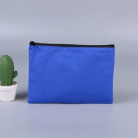HKM-893715 Large Capacity Canvas Pencil Case for School and Office Storage - Cute Kawaii Design