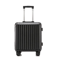 HKM-893971 Aluminium 18-Inch Cabin Luggage Suitcase for Travel, Anti-Crack Design, Ideal for Men