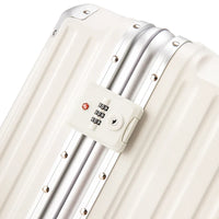 HKM-893971 Aluminium 18-Inch Cabin Luggage Suitcase for Travel, Anti-Crack Design, Ideal for Men