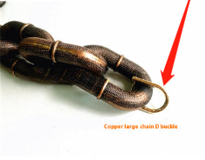 HKM-8940733 Durable Thick Dog Leash with Iron Chain and Various Connection Options