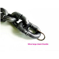 HKM-8940733 Durable Thick Dog Leash with Iron Chain and Various Connection Options