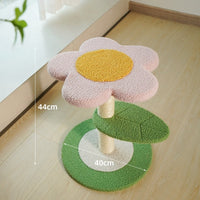 HKM-8941117 Peach Blossom Cat Climbing Frame with Integrated Nest and Sisal Scratch Board
