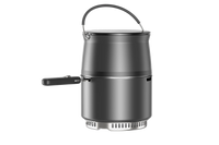 HKM-894163 Portable 2L Outdoor Air Fryer with Multifunctional Cooking Capabilities for Energy-Efficient Charcoal Use
