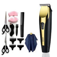 HKM-894163 USB Rechargeable Baby Hair Clipper with Steel Head and Limit Combs
