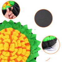 HKM-8942781 Pet Sniffing Mat for Dogs and Cats, Anti-Choking Feeding Bowl, Training Aid, 50x50 cm