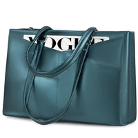 HKM-894291 Stylish 15.6 Inch Women's Laptop Handbag for Office and Business - Large Capacity Notebook Tote Bag