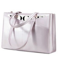 HKM-894291 Stylish 15.6 Inch Women's Laptop Handbag for Office and Business - Large Capacity Notebook Tote Bag