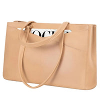 HKM-894291 Stylish 15.6 Inch Women's Laptop Handbag for Office and Business - Large Capacity Notebook Tote Bag