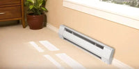 HKM-894355 Electric 4ft 1000W Wall Mount Heater with Adjustable Thermostat and Safety Features for Indoor Use