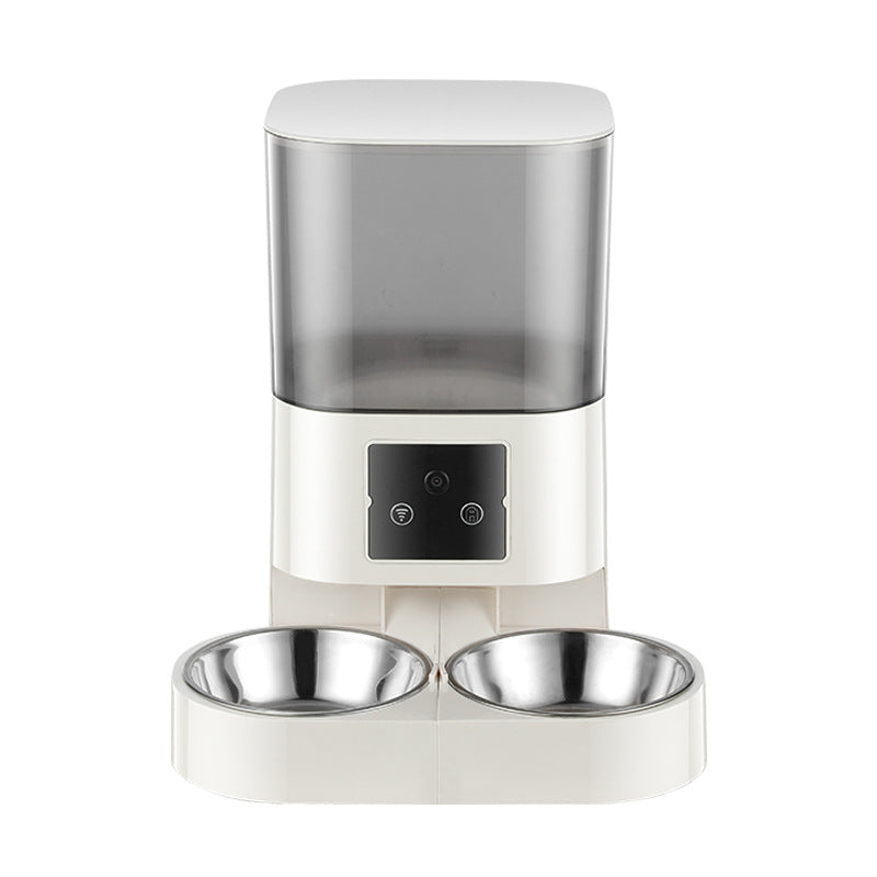 HKM-8944701 Intelligent Automatic Pet Feeder with Timer ¨C Single & Double Bowls, Multiple Color Options Available