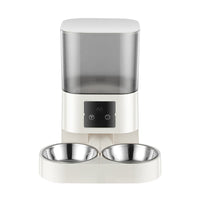 HKM-8944701 Intelligent Automatic Pet Feeder with Timer ¨C Single & Double Bowls, Multiple Color Options Available