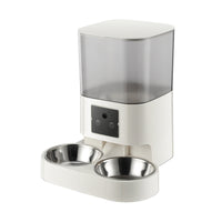 HKM-8944701 Intelligent Automatic Pet Feeder with Timer ¨C Single & Double Bowls, Multiple Color Options Available