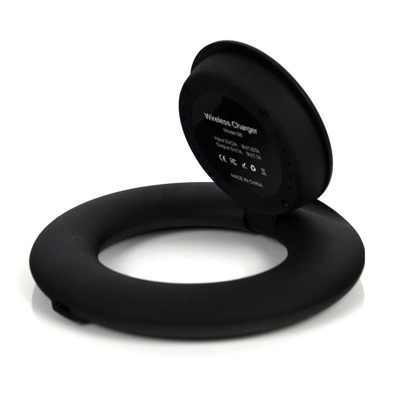 HKM-894611 Folding Vertical Wireless Charger with Type-C Input and 10W Power Output