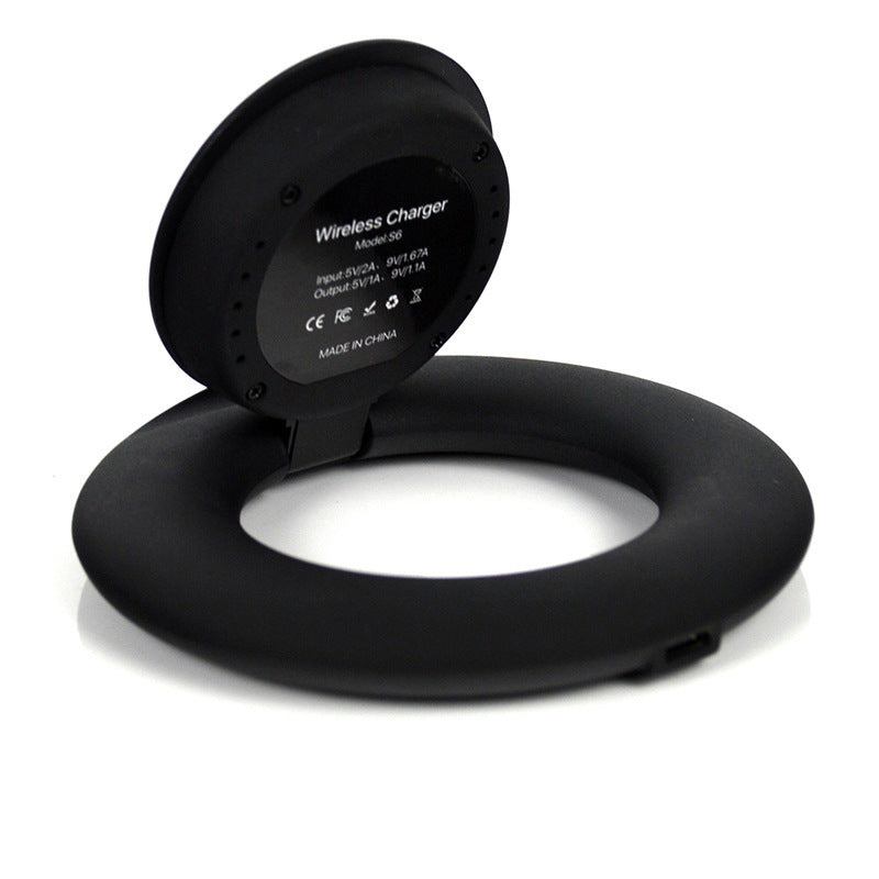 HKM-894611 Folding Vertical Wireless Charger with Type-C Input and 10W Power Output