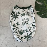 HKM-8947261 Summer Cotton Stretch Vest for Pets in Fun Designs