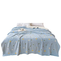 HKM-8947517 Multifunctional Lambswool Shawl Blanket in Solid Colors and Floral Patterns