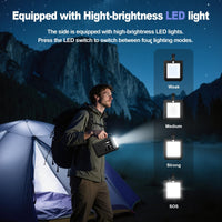 HKM-894803 Portable Power Station 88.8Wh with Fast USB-C Charging and LED Light for Travel and Camping