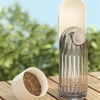 HKM-8948157 Leak-Proof Dog Water Bottle with Food Dispenser for Outdoor Activities