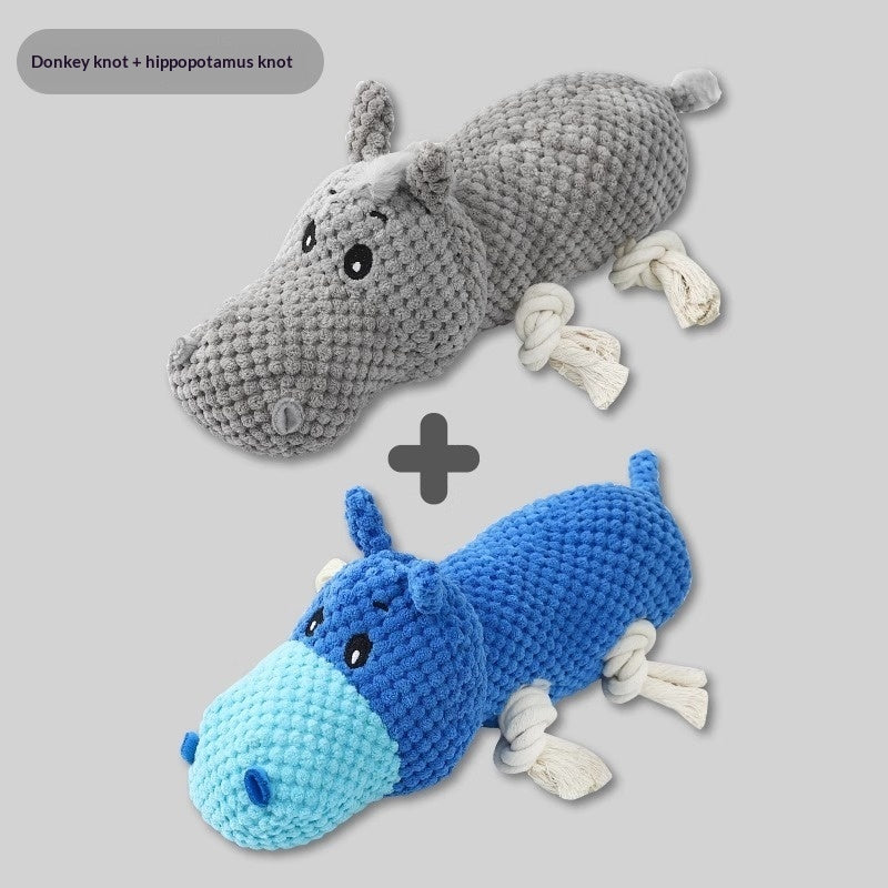 HKM-8948285 Chewable Plush Pet Toy with Sound for Dental Care and Entertainment