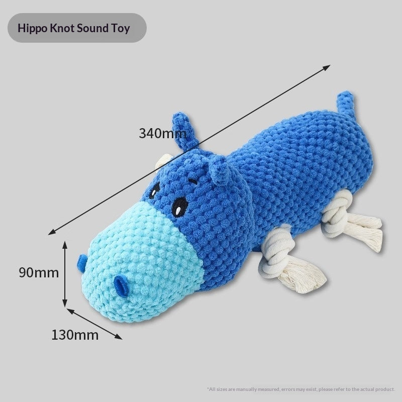 HKM-8948285 Chewable Plush Pet Toy with Sound for Dental Care and Entertainment