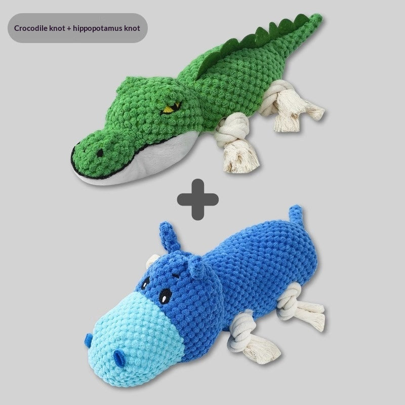 HKM-8948285 Chewable Plush Pet Toy with Sound for Dental Care and Entertainment