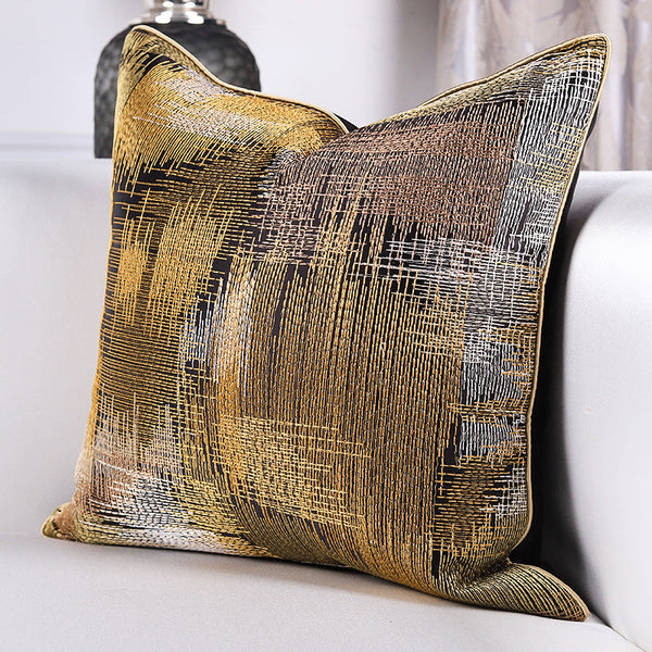 HKM-894867 Modern Geometric Abstraction Pillowcase for Sofa or Living Room Backrest
