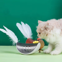 HKM-8949309 Interactive Pet Food Dispensing Toy for Cats and Small Dogs