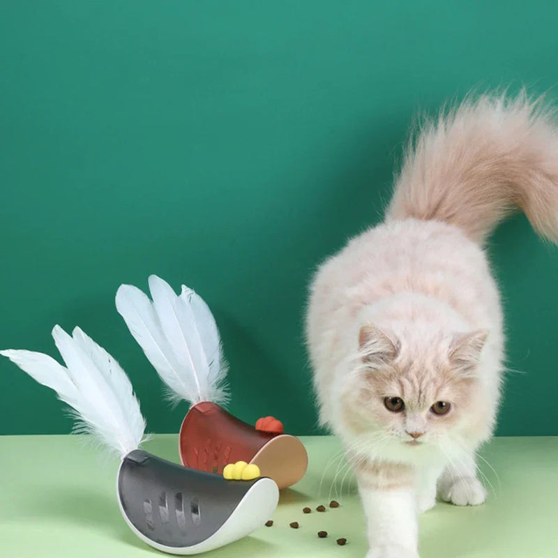 HKM-8949309 Interactive Pet Food Dispensing Toy for Cats and Small Dogs