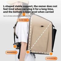 HKM-8950333 Large Capacity Portable Cat and Dog Backpack Tent - Breathable Nylon Design