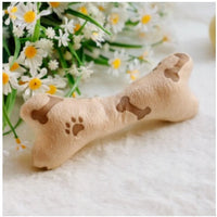 HKM-8951485 Plush Dog & Cat Toy - Bite Resistant Vocal Bone in Random Color