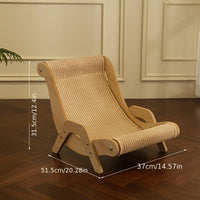 HKM-8952125 2-in-1 Durable Linen Cat Hammock and Scratching Post for All Seasons