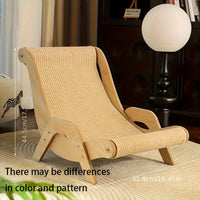 HKM-8952125 2-in-1 Durable Linen Cat Hammock and Scratching Post for All Seasons