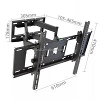 HKM-895251 Adjustable TV Wall Mount Bracket for 40"-80" LED LCD Screens
