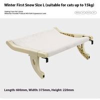 HKM-8953917 Cat Hanging Hammock with Adjustable Hook and Soft Biscuit Pad, Multiple Sizes Available