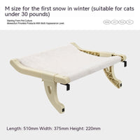 HKM-8953917 Cat Hanging Hammock with Adjustable Hook and Soft Biscuit Pad, Multiple Sizes Available