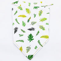 HKM-8954045 Fruit Green Leaf Cotton Pet Scarf and Drool Towel for Small to Large Dogs and Cats