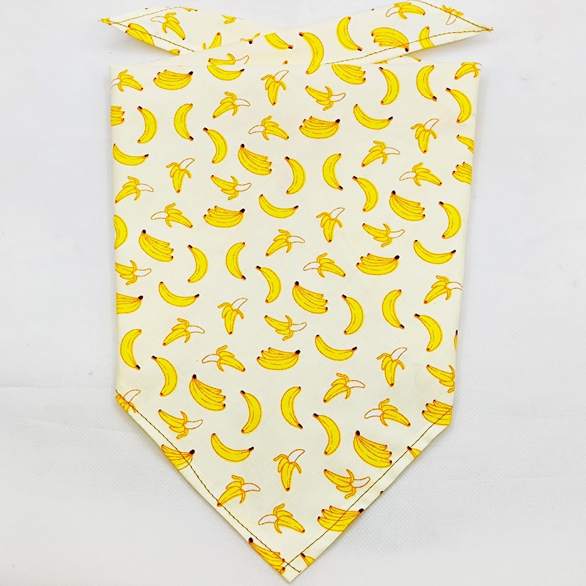 HKM-8954045 Fruit Green Leaf Cotton Pet Scarf and Drool Towel for Small to Large Dogs and Cats