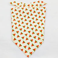 HKM-8954045 Fruit Green Leaf Cotton Pet Scarf and Drool Towel for Small to Large Dogs and Cats