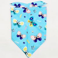 HKM-8954045 Fruit Green Leaf Cotton Pet Scarf and Drool Towel for Small to Large Dogs and Cats